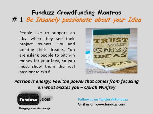 Funduzz Crowdfunding Mantra #1